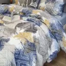 Іконка Азарт/блакитний - фланелевий комплект постільної білизни (3)