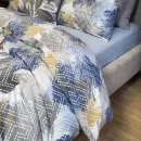 Іконка Азарт/блакитний - фланелевий комплект постільної білизни (4)