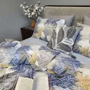 Іконка Азарт/блакитний - фланелевий комплект постільної білизни (7)