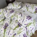 Іконка Комплект постільної білизни Turkish flannel Лаванда/білий (2)