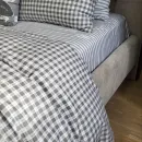 Іконка Клітинка/смужка Turkish flannel наволочка 50x70см, підкладка двостороння (4)