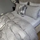 Іконка Клітинка/смужка Turkish flannel наволочка 50x70см, підкладка двостороння (7)