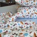 Іконка Дитяча постільна білизна Фланель Пригоди блакитна Turkish flannel (2)