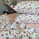 Іконка Дитяча постільна білизна Фланель Пригоди/пудров., Turkish flannel (4)