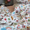 Іконка Дитяча постільна білизна Фланель Пригоди/пудров., Turkish flannel (7)