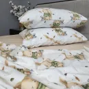 Іконка Дитяча постільна білизна Вухастики/бежева пастель (2)