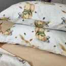 Іконка Дитяча постільна білизна Вухастики/бежева пастель (6)