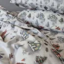 Іконка Постільна білизна фланель Новорічна ніч Turkish flannel 5D (7)