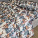 Іконка Постільна білизна Фланель Олені NEW, Turkish flannel 5D (3)