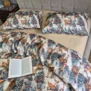Іконка Постільна білизна фланель Олені NEW/бежева пастель, Turkish flannel 5D (3)
