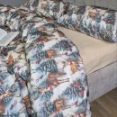 Іконка Постільна білизна фланель Олені NEW/бежева пастель, Turkish flannel 5D (7)