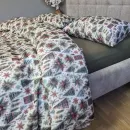 Иконка Постельное белье фланель Елки/хаки Turkish flannel 5D (5)
