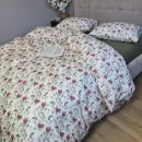 Іконка Постільна білизна фланель Святковий настрій/хакі Turkish flannel 5D (2)