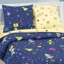 Іконка Космічний десант - дитяча постільна білизна, поплін (3)
