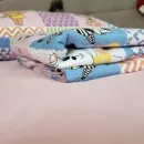 Іконка Дитяча постільна білизна Звірята/рожевий, Turkish flannel (3)