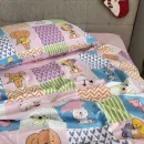 Іконка Дитяча постільна білизна Звірята/рожевий, Turkish flannel (6)