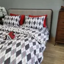 Иконка Комплект постельного белья Ромб серый, Turkish flannel (5)