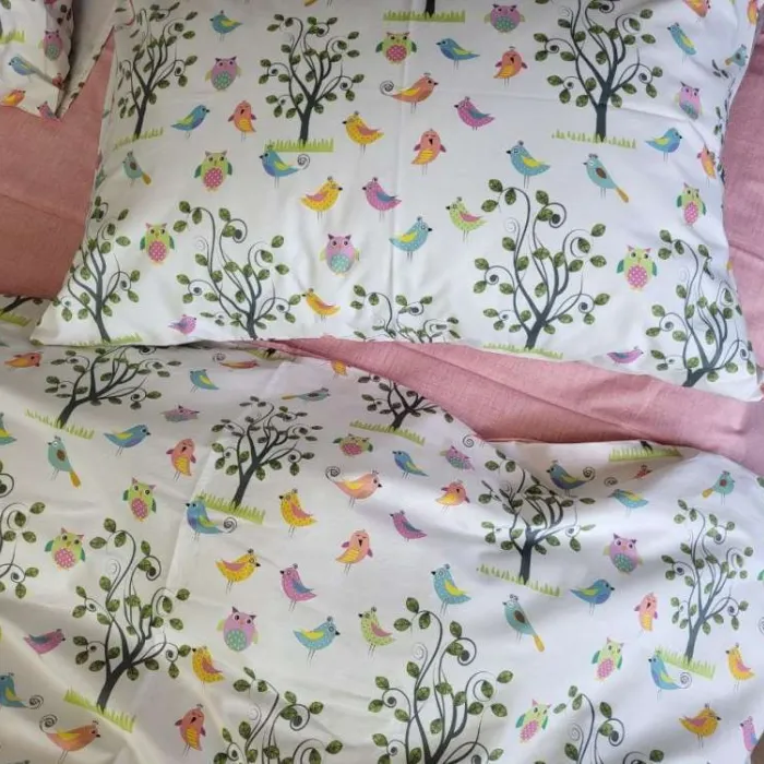 Детское постельное белье Птенчики, cotton Цельн. (1)