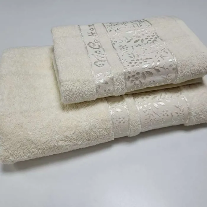 Махрові рушники VIP COTTON ROWAN у кольорі шампань (1)