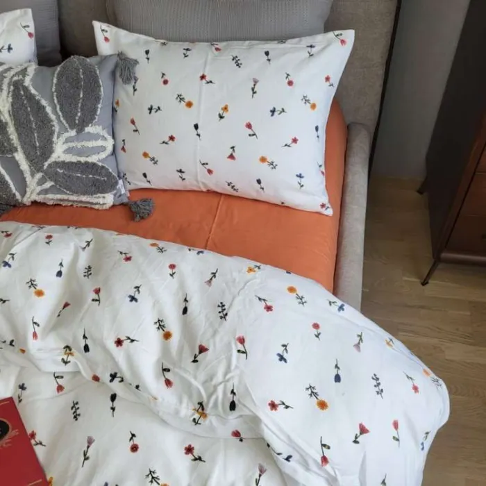 Комплект постільної білизни з фланелі Брілла/оранж. Turkish flannel (1)