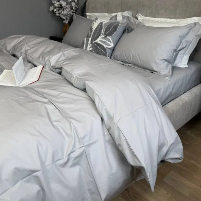 Комплект элитного постельного белья PERCALE PREMIUM Gray P147 (1)