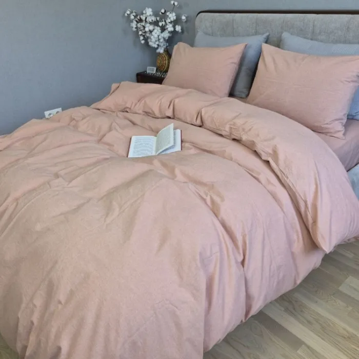 Элитное постельное белье Terra из вареного хлопка Washed Cotton W1261 (1)