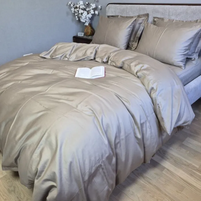 Елітна постільна білизна з сатину мульти-страйп SOFT MOCCO, Turkish satin (1)