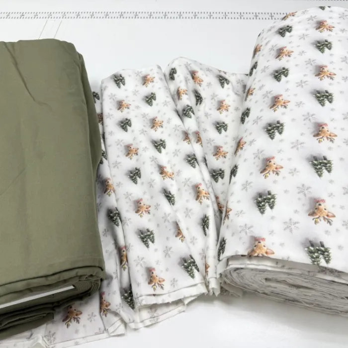 Постільна білизна з фланелі Бембі/хакі Turkish flannel 5D