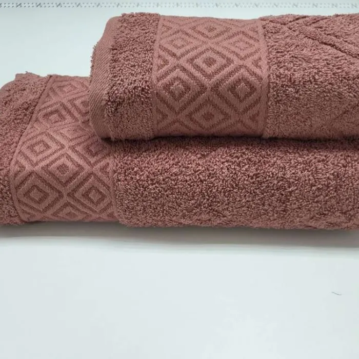 Махрові рушники VIP COTTON GALINA, корал (1)