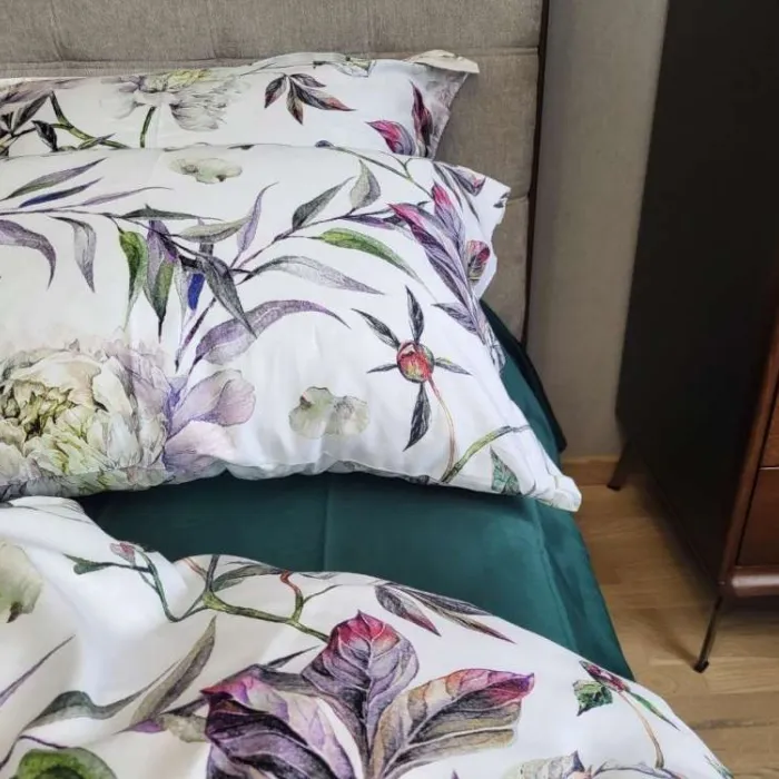 Елітна постільна білизна Сатин PREMIUM PEONIES (1)