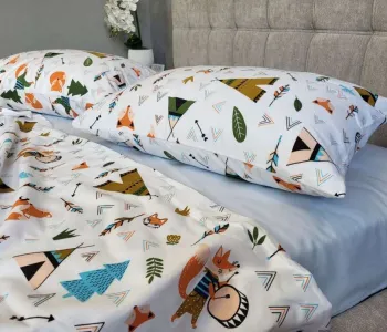 Хитрий лис/блакитний, Turkish flannel