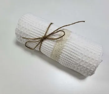 Рушник ПІКЕ Прованс, Білий