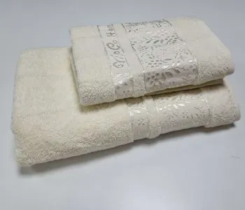 Рушники махрові VIP COTTON ROWAN, шампань