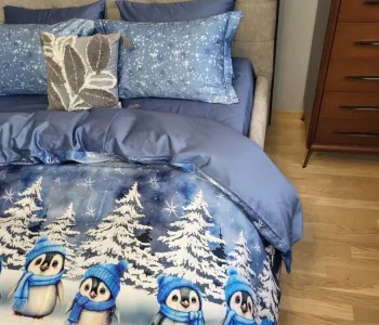 Сатин PREMIUM, LITTLE PENGUINS