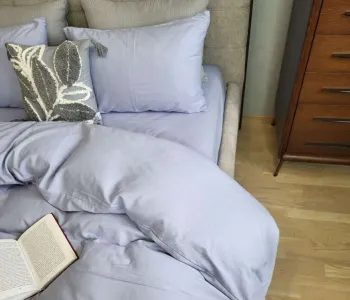 Комплект постільної білизни Лавандовий N17936 Turkish flannel