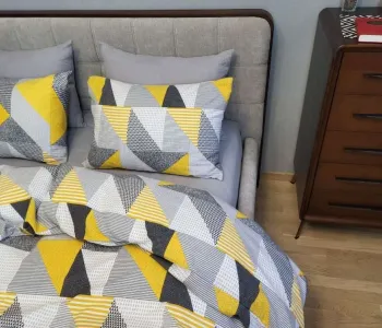 Печворк жовт./сірий, Turkish flannel