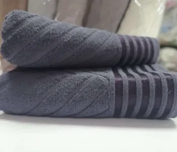Рушник махровий LUX COTTON YENI, темно-синій