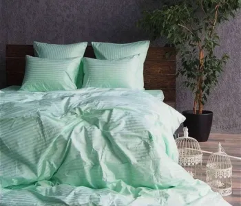 Постільна білизна Stripe LUX LIGHT MINT 1x1см