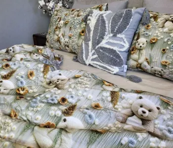 Ведмедики плюшеві беж, cotton 5D