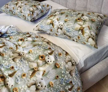 Ведмедики плюшеві молочні, cotton 5D