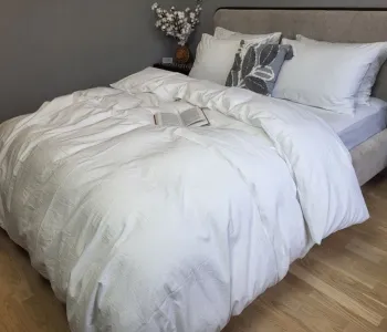 Комплект постільної білизни White, LUXURY Washed