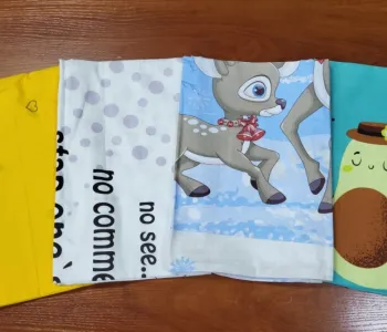 Набір наволочок 4 шт. 70x70см МІКС №195
