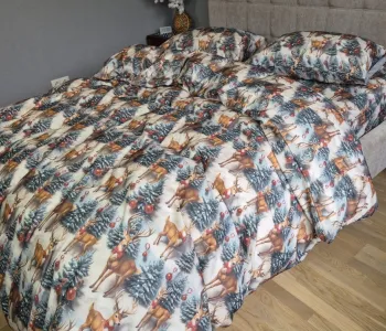 Постільна білизна Фланель Олені NEW, Turkish flannel 5D