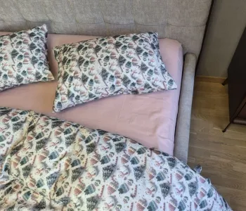 Постільна білизна фланель Шапулі/пудра Turkish flannel 5D
