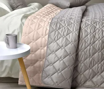 Покрывало Стиль Cube, серый/беж