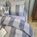 Іконка Комплект постільної білизни Turkish flannel Картель/лавандов. (1)