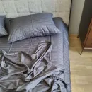 Іконка Комплект постільної білизни Stripe LUX GRAY SHADOW 1x1см (1)