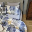 Іконка Азарт/блакитний - фланелевий комплект постільної білизни (1)