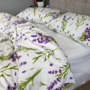 Іконка Комплект постільної білизни Turkish flannel Лаванда/білий (1)