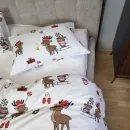 Іконка Комплект постільної білизни Гостинці/білий, Turkish flannel (1)